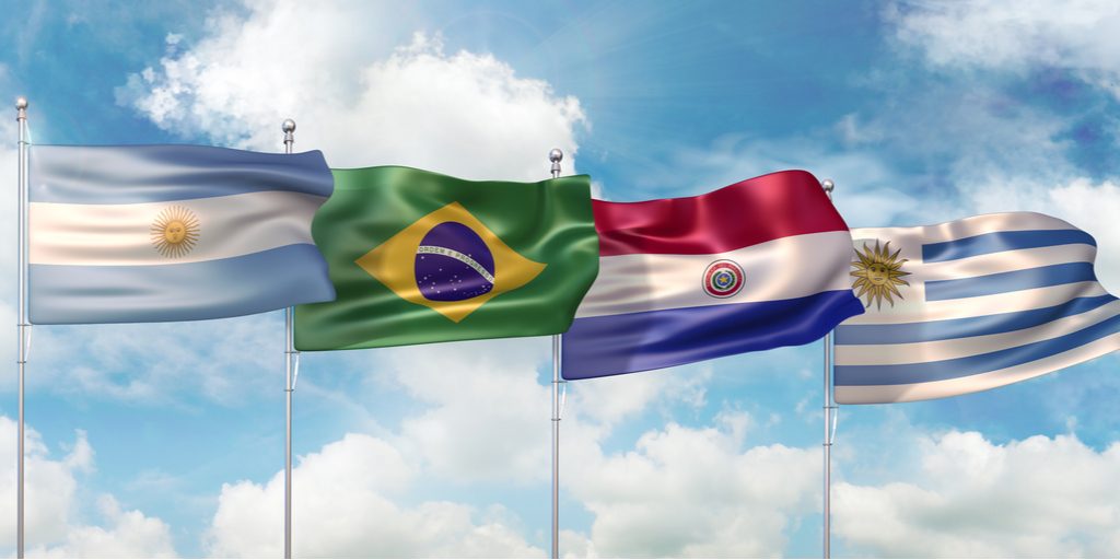 Mercosur flags