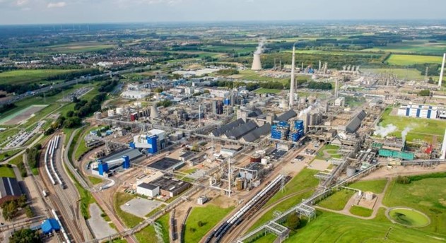 : Chemelot industrial site, Geleen, Netherlands. 