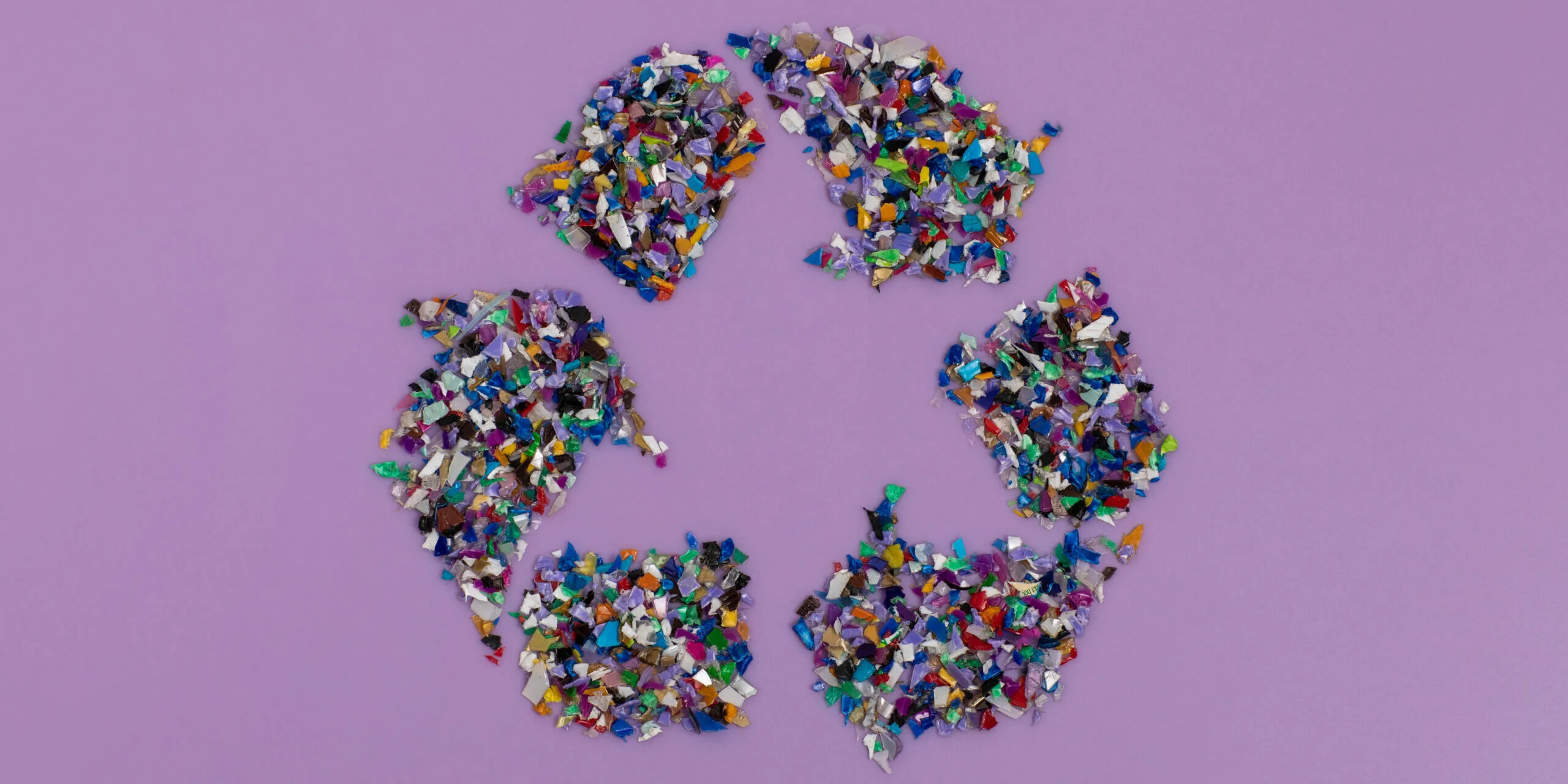 Plastic in recycling symbol